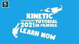 Kinetic Typography Tutorial | Filmora Wondershare