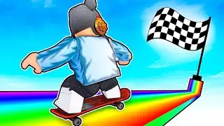 HOW TO UNLOCK THE FASTEST SKATEBOARD in ROBLOX SKATEBOARD RACE SIMULATOR