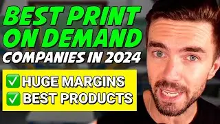 The BEST Print On Demand Company in 2024! (High MARGIN + Selection)🥇