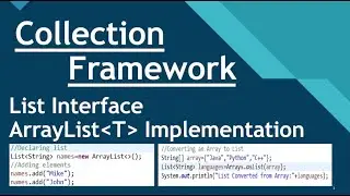 List and ArrayList Implementation with Examples 