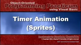 OOP Programming (VB) - 09M Timer Animation (Sprites)