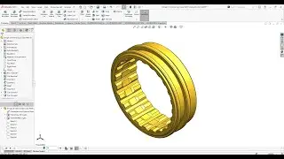 Design of Internal Spur Gear With SolidWorks 2022