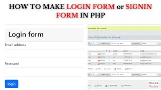 How to make secure Login Form or Sign In  Form in PHP | Using MySQL Database | 