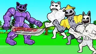 CYBORG CATNAP VS MUSCLE ZOONOMALY FAMILY - Funny Animation - GV Studio