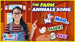 The Farm Animal Song with Ms V | Learn the Animals Sounds | Fun Song for Kids