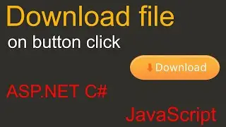 Download pdf file on button click in ASP.NET C# and JavaScript