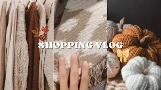 Fall Shopping Vlog🍂🍁🐻🍪🧣