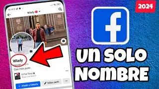 Como PONER Un solo NOMBRE en FACEBOOK en el 2024 funciona con cuentas nuevas y viejas 😱😱