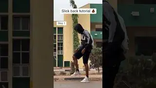 Slick back tutorial🔥#slickback #tutorial #jubislide#viralchallenge #trending #shortsfyp #dance