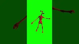 Siren Head kick Green Screen 