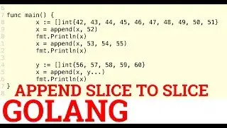 Append Slice to Slice Golang