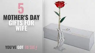 Top 5 Mother's Day Gifts For Wife [2018]: DeFaith 24K Gold Rose Red for Mother's Day, Made from Real