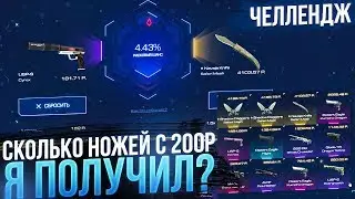 СКОЛЬКО НОЖЕЙ С 200 РУБЛЕЙ Я ПОЛУЧИЛ? ЧЕЛЛЕНДЖ!