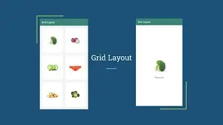 Grid Layout  in Android Studio - Grid Layout with CardView and ClickListener