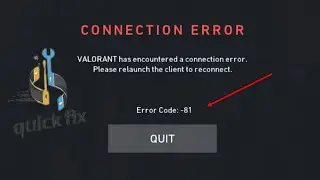 How to fix Volarant Error Code 81