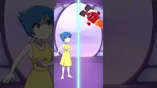 Inside Out 2 Gender Swap Animation #shorts #transformation #animation