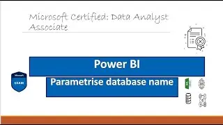 Store database name in a parameter Power BI