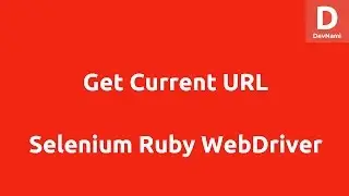 Selenium Ruby Get Current URL