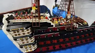 Historical LEGO Ships: The Battle of Trafalger!