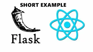 Python Flask back and React front short example