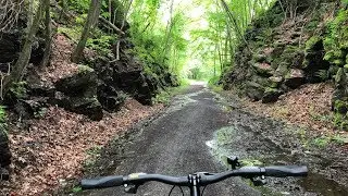 20 miles on the Air Line Trail from East Hampton to Willimantic