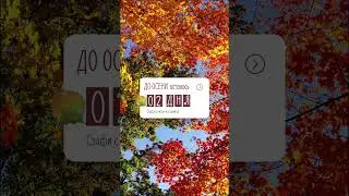Отсчет дней до осени 🍂 #скороосень #осень2024 #сторис