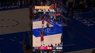 Precious Achiuwa with a HUGE block 🚫 #knicks #shorts #nbaplayoffs #block #blocked #no #defense #nba