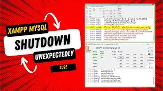 Solved XAMPP Error: MySQL Shutdown Unexpectedly in Hindi | phpMyAdmin don't work | Fixed 2025 UPDATE