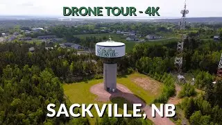 🌅 Stunning 4K Drone Tour of Sackville, New Brunswick - Hidden Gem in the Maritimes! 🚁