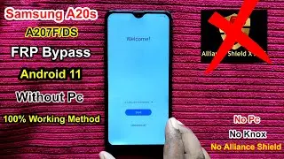 Samsung Galaxy A20s (A207F) FRP Bypass Android 11 | Samsung A207F Google Account Unlock Without Pc