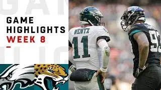 Eagles vs. Jaguars Week 8 Highlights | NFL 2018