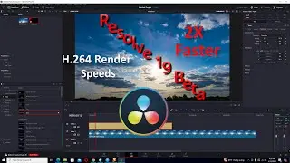 Resolve 19 Beta vs Resolve 18.6.6 Render Speed Test