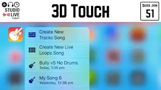 How to use 3D TOUCH in GarageBand iPhone