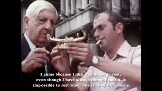 Giorgio De Chirico a Venezia -  artist as performer 1971