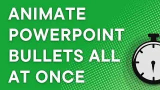 PowerPoint basics: How to animate bullets all at once (Windows/Mac) (2023)