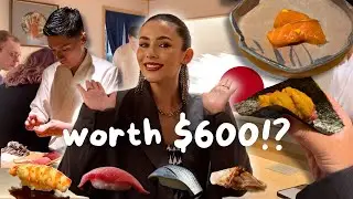 TOKYO's BEST (and most expensive) SUSHI OMAKASE EXPERIENCE! Is it worth it?! 🍣