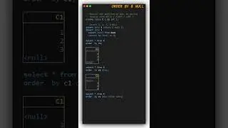 ORDER BY & NULL #sqltips #sqlforbeginners