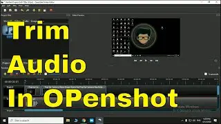 Openshot Audio Editing | How To Trim Audio In Openshot | Openshot Trim Audio
