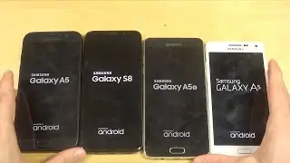 Samsung Galaxy S8 vs. Galaxy A5 2017 vs. A5 2016 vs. A5 2015 - Which Is Faster?