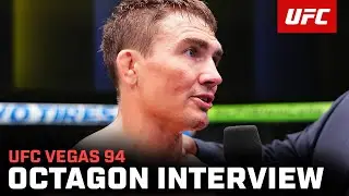 Cody Gibson Octagon Interview | UFC Vegas 94