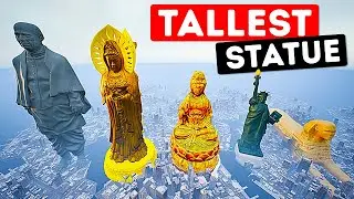 Tallest Statue Size Comparison in 3D