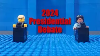 Presidential Debate Be Like... ft. Reagan, Batman, Biden, Trump, Harris. 2024 Debate in LEGO