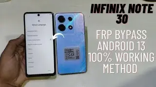 Infinix Note 30 Frp Bypass Android 13 Unlock Tool Not Work | Infinix (X6833B) Google Frp