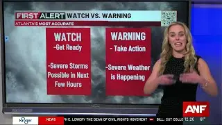 SEVERE WEATHER PREPAREDNESS WEEK: Difference between watches and warnings