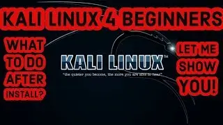 Kali Linux For Beginners Tutorial - What To Do After Installing Kali Linux (SUBTITLES AVAILABLE)