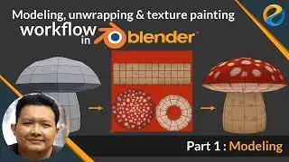 Modeling, Unwrapping and Texture painting workflow in Blender | Part 1 : modeling