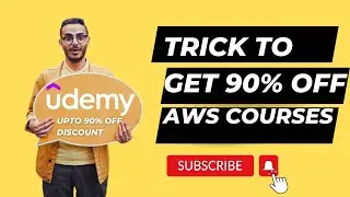 Trick to get upto 90% discount on TOP AWS Courses on UDEMY