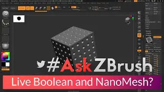 #AskZBrush: “How can I use Live Boolean with a NanoMesh Subtool?”