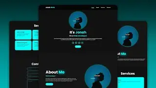 Build a Responsive Personal Portfolio Website Using HTML CSS Javascript