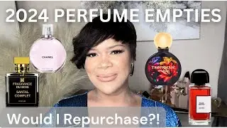 2024 Perfume Empties Haul | Saying Goodbye To Some Fave Fragrances (major Pan Progress) #perfume